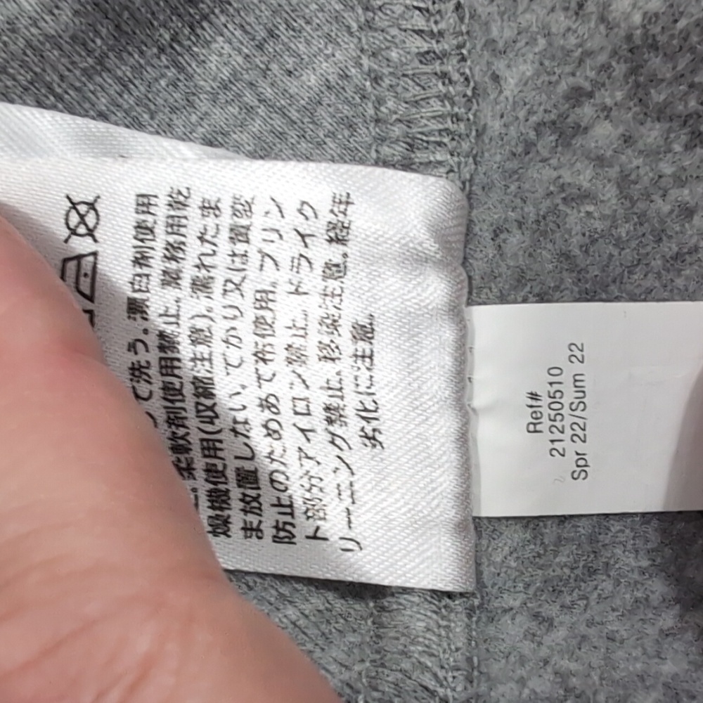 Eddie Bauer full zip hoodie sweatshirt jacket, gray, women's XL, thumb holes - Picture 14 of 14